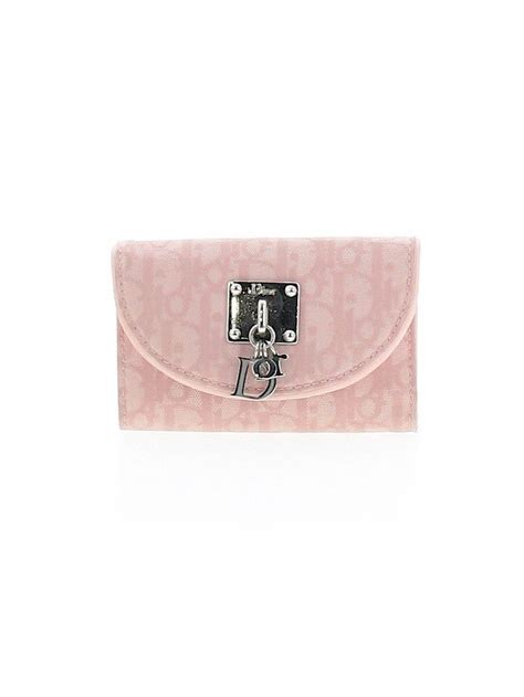 pink dior wallet for women.